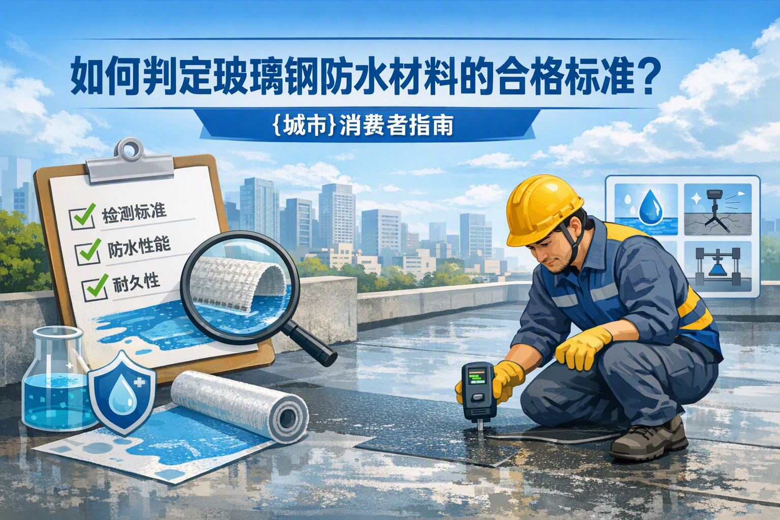 如何判定玻璃钢防水材料的合格标准？ 九江 消费者指南