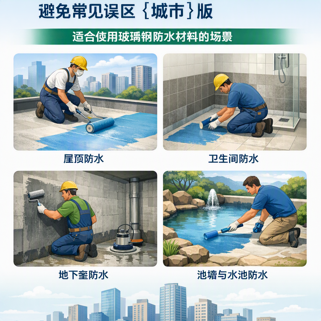 玻璃钢防水材料施工注意事项,避免常见误区 九江 版