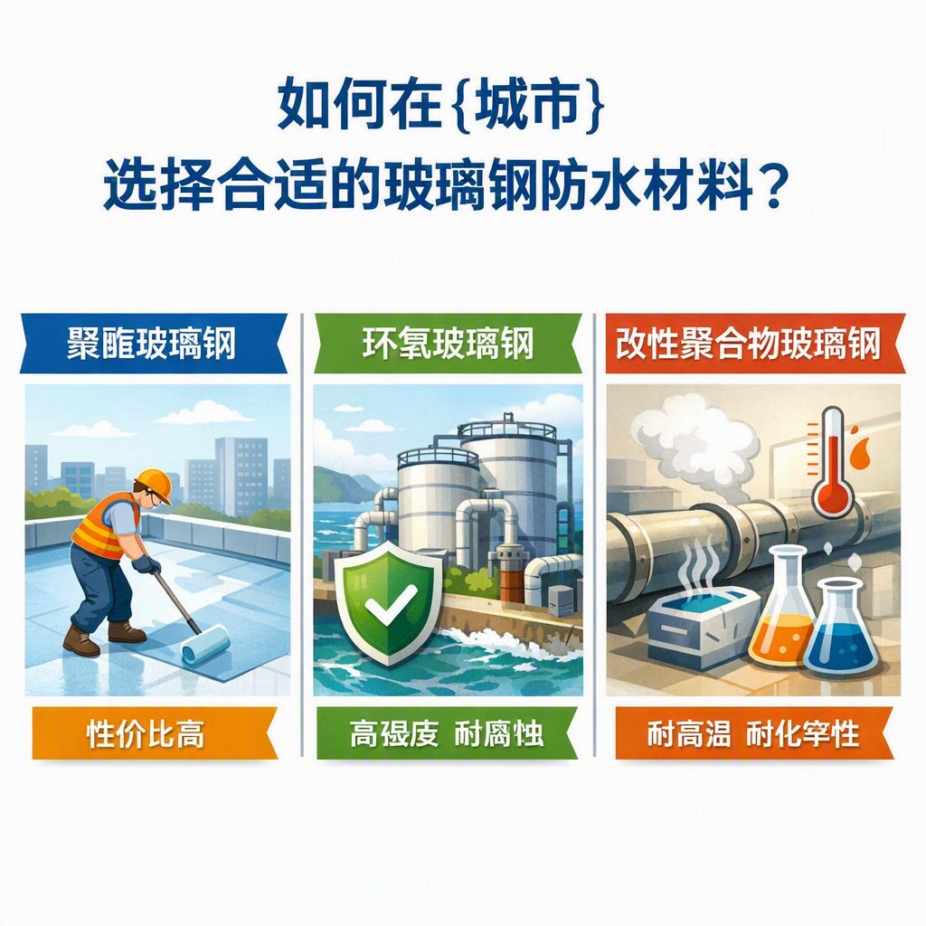 如何在九江选择合适的玻璃钢防水材料？