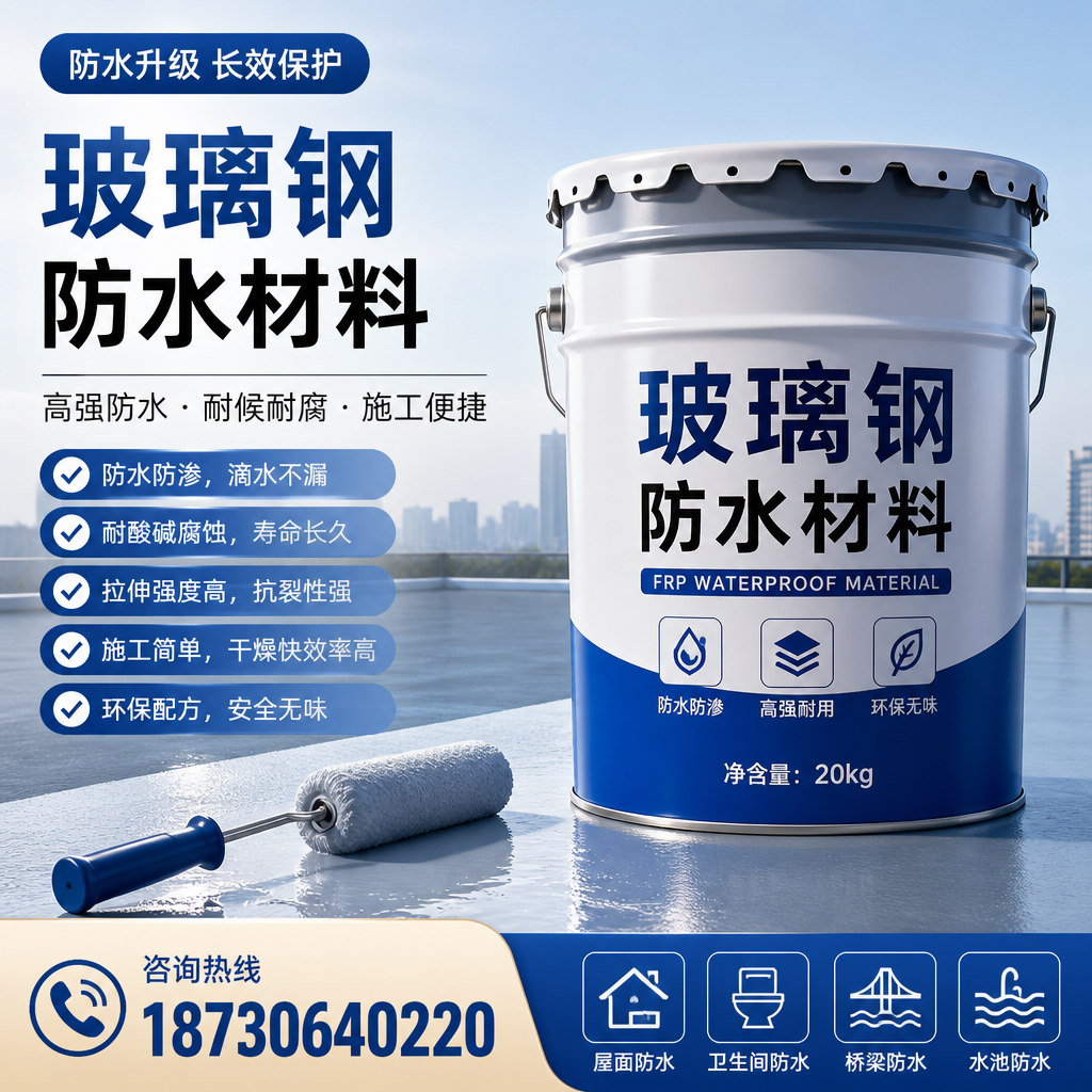 专家解析：玻璃钢防水材料的市场前景分析在 九江